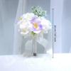 Calla Lily Floral Bridal Bouquet White Rose Tulip Artificial Flowers Bouquet Silk Floral Fake Flowers Bridal Accessories