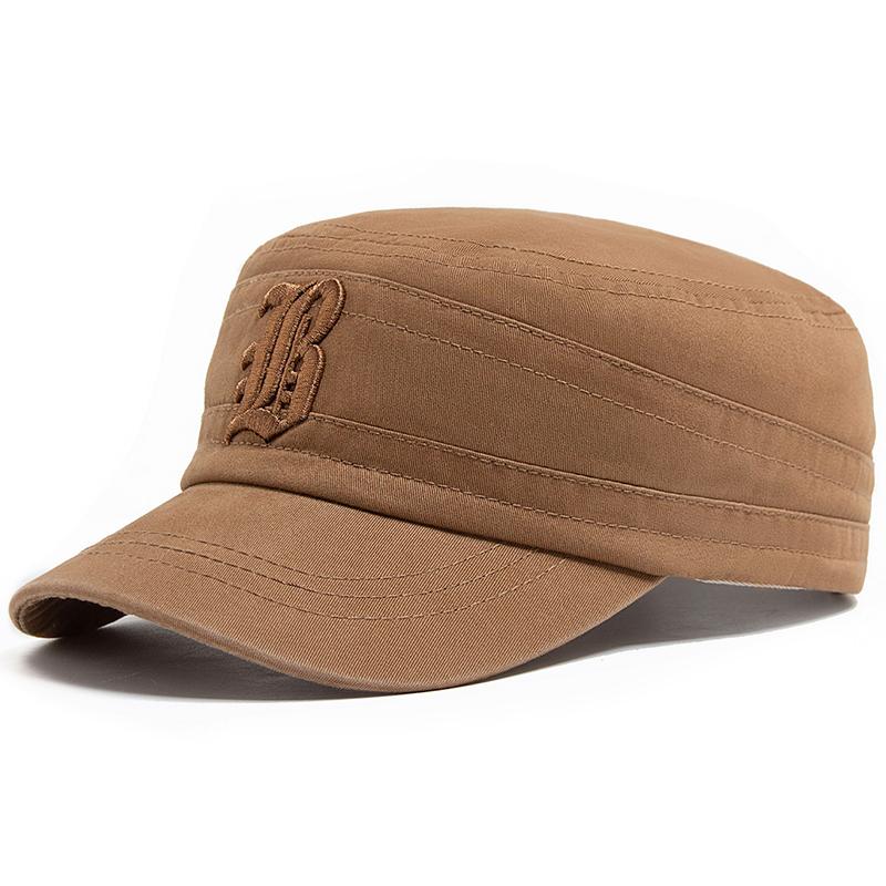Мужская кепка с вышитыми буквами, военная, хлопковая, модная, плоская, повседневная, винтажная, козырек, бейсболки, армейские, кепки для дальнобойщиков, женские, регулируемые хаки