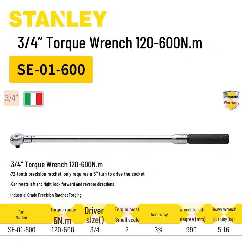 Stanley SE-01-600 Torque Wrench