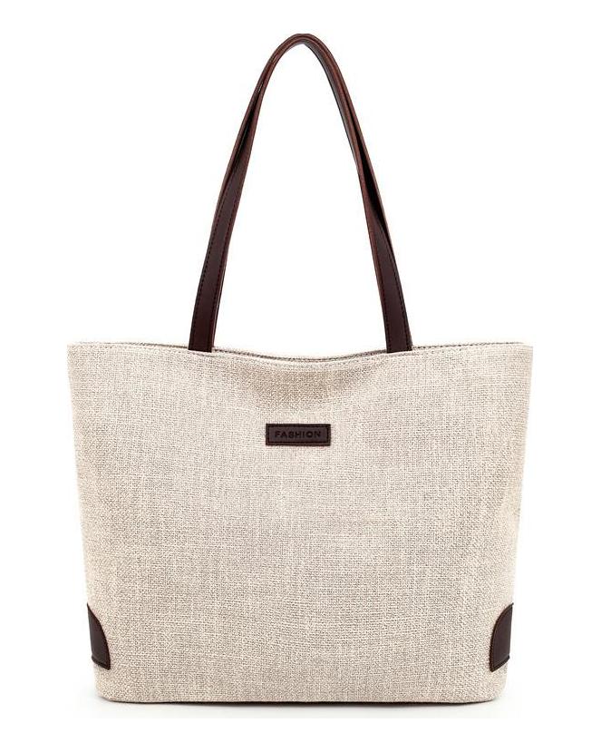 Yogodlns Casual Canvas Totes Bag Women Large Capacity Shoulder Bag Fashion Shopping Top Handale Zipper Handbag