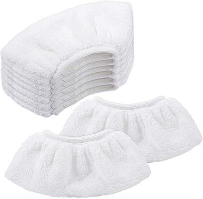 KEEPOW Replacement Microfiber Covers for Hand Brushes (Set of 8) for Kärcher Steam Cleaners, Easy Fix Parts, Non-Genuine Parts