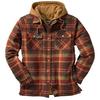 2025 Men's Autumn/Winter Long Sleeve Hooded Loose Cotton Jacket - European & American Style