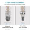High Brightness LED Corn Bulb E14/E27 Screw Base 110v/220V Pendant Crystal Light for Indoor Lighting