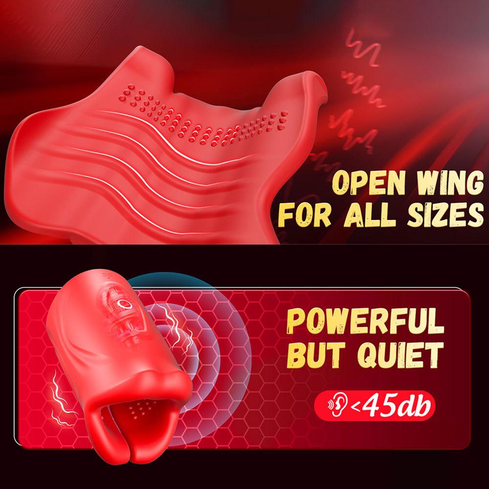 Männlicher Masturbator Penis Trainingsvibrator Männer Eichel Massage Stimulator mit 9 Vibrationsverzögerungstraining Übungsgerät Sexspielzeug für Erwachsene 18