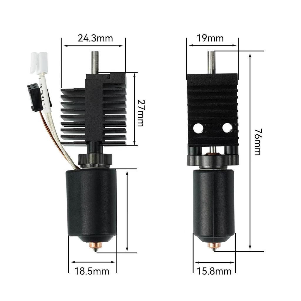 Chuangxiang K2/K2 Pro 3D Printer Hotend Hardened Steel Quick Release Nozzle