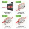 Din Rail Wire Connector  Fast Universal Compact Electric Cable LED Light Lamp Conector Wiring Conductor Terminal Block 2/3pin