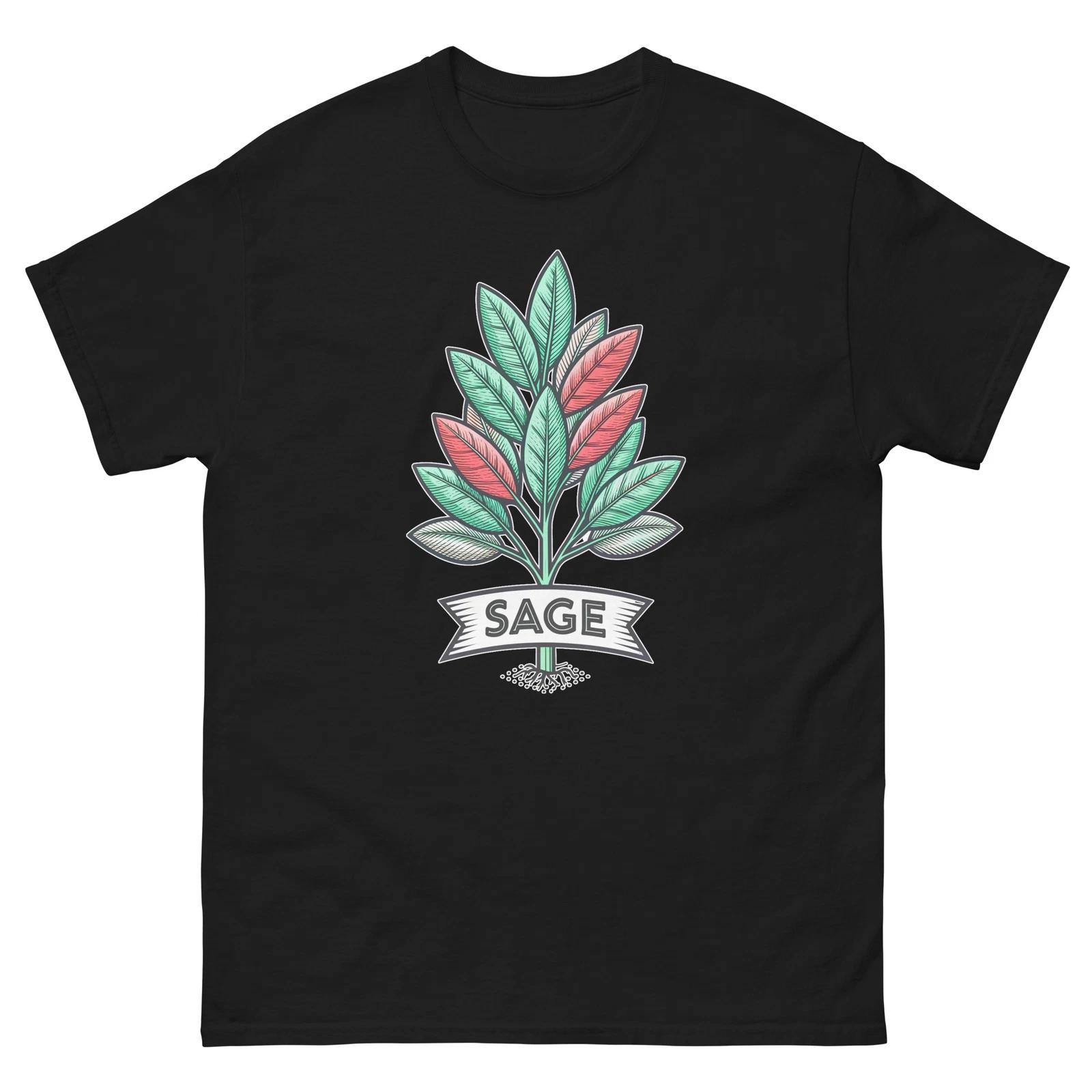 Sage Plant Horticulture Landscaping Gardening T-Shirt L