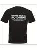 & Suitable for All Motorcycle T-Shirt - Fun "I Ride a Motorcycle" Rider Design