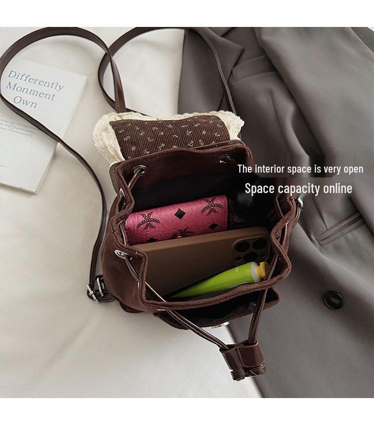 Lolita Bunny Lace Backpack - Autumn Korean Style Women's Casual Versatile Bag