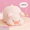 Chubby Pig Squishies Soft Maltose Slow Rebound Hand Pinch Kawaii Pet Shape Soothing Portable Anti-Stress Squish Toy