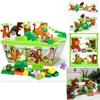 Dinosaur Building Blocks Set For Kids With Large Abs Plastic Pieces For Creative Play