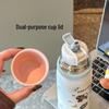 Cartoon Insulated Stainless Steel Cup – Cute, Portable Water Bottle for Students, Ideal for Autumn and Winter.