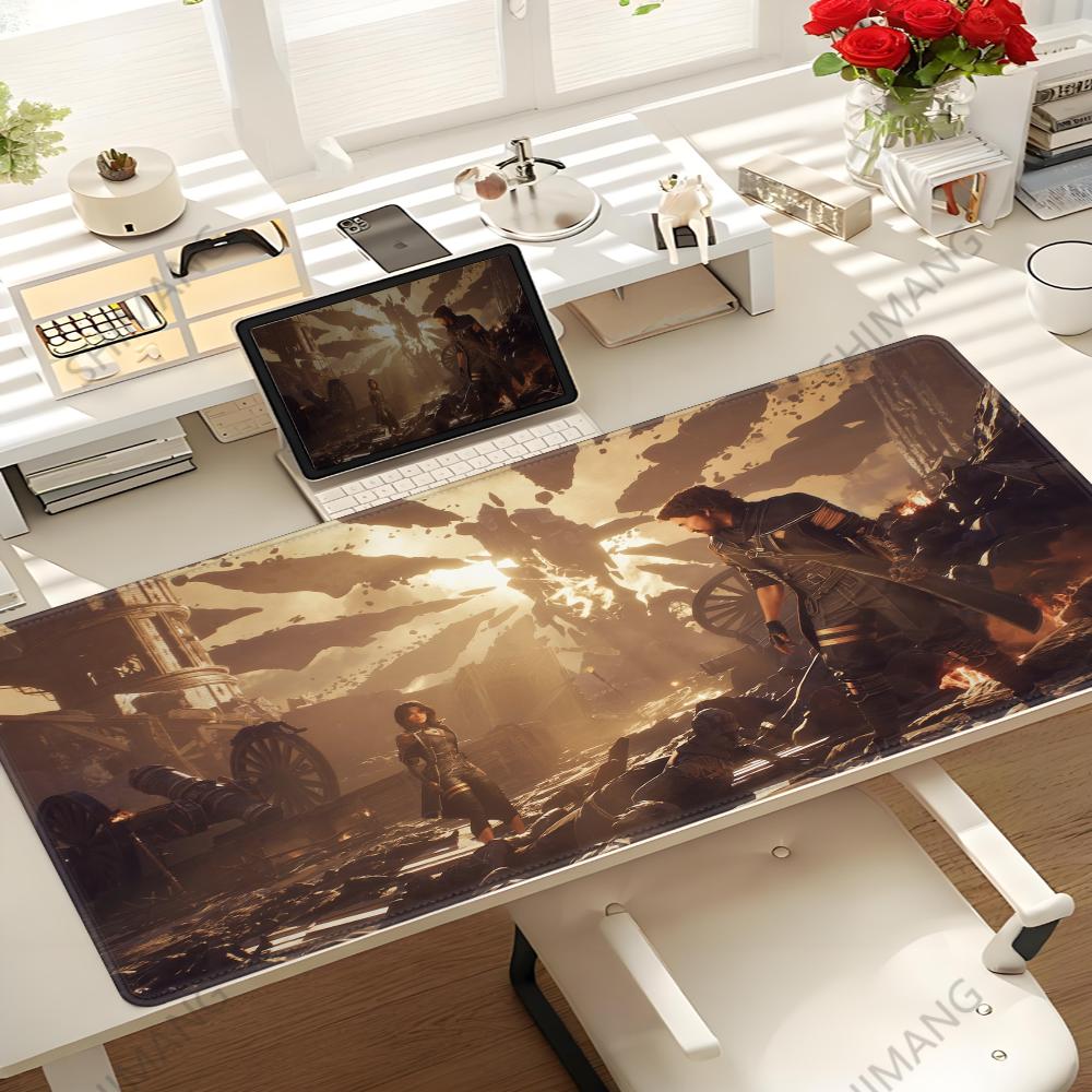 Hot Game Clair Obscur Expedition 33 Gamer Nonslip Mouse Pad Keyboard Rubber Mouse Pad Gaming Offices Accessories Pc Desk Mat
