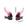 1 Pair Devil Horn Hair Clip For Halloween Cosplay Event Comfortable Resin Hair Decoration For Halloween Props