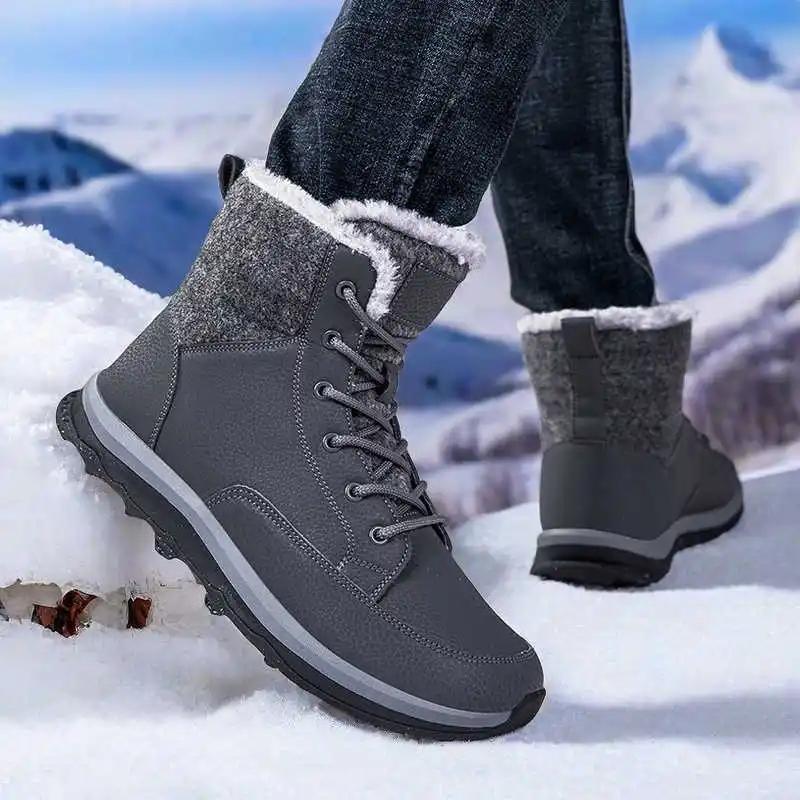 Legitimate Leather Snow Boots Boot Boots Woven Loafers Shoes Men Original Men's Sneakers Luxury Brand Sports
