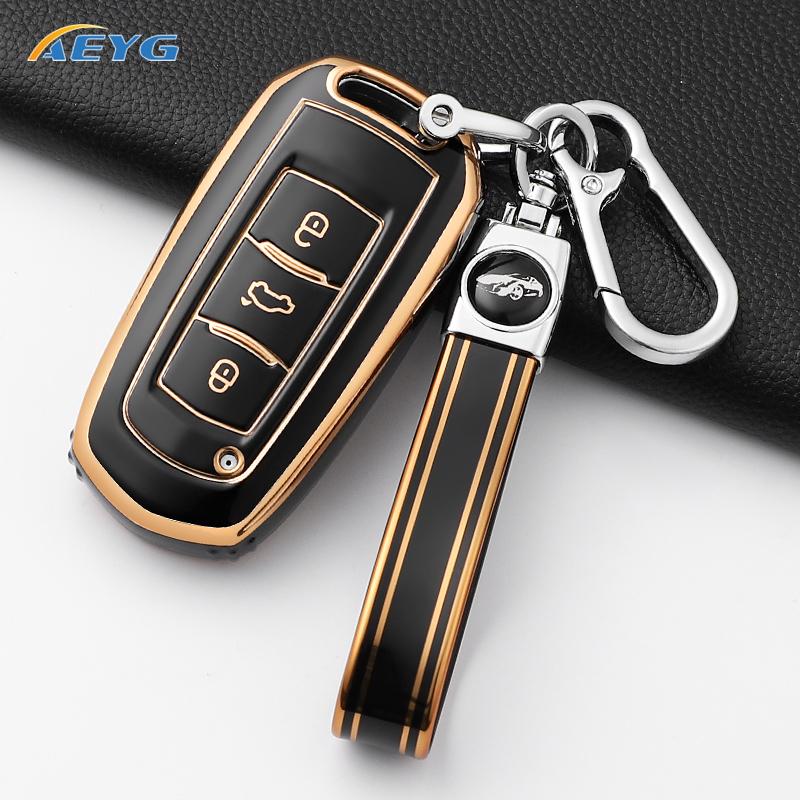 Tpu Car Key Case Cover For Geely Emgrand 7 Gx3 Atlas Gs Nl3 Gili Emgrand 7 Ex7 Gt Gc9 Protected Shell Fob Accessories