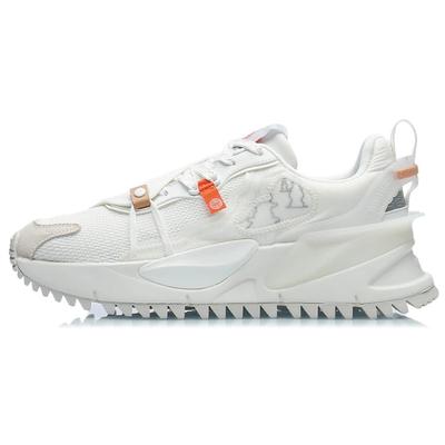 Li Ning CF Dämpfung Abriebfeste Dämpfung, Verschleißfeste Niedrig geschnittene Sport-Freizeitschuhe Herren Weiß AGLR209-1