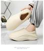 Cotton slippers for men's winter bagwith plush and thickened heel, antislip and waterproof