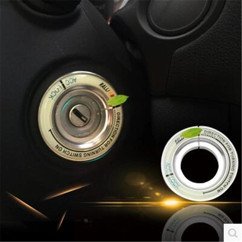 Car ignition key hole ring decoration for Mitsubishi ASX Outlander Lancer Evolution Pajero Eclipse Grandis FORTIS Zinger Mirage
