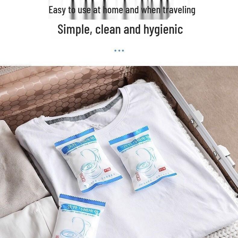 Individually Wrapped Disposable Non-Woven Toilet Seat Covers for Travel & Hotels