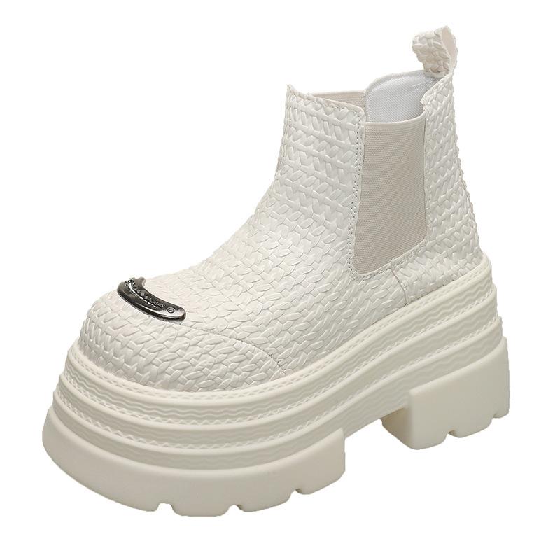 2025 autumn new women's shoes women's boots foreign trade niche light luxury leather shoes high tube simple fashion leather boots