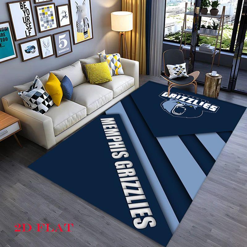 Memphis Grizzlies Basketball Team Logo Carpet Floor Mats Doormat Bathroom Mat Protective Pad Fashion