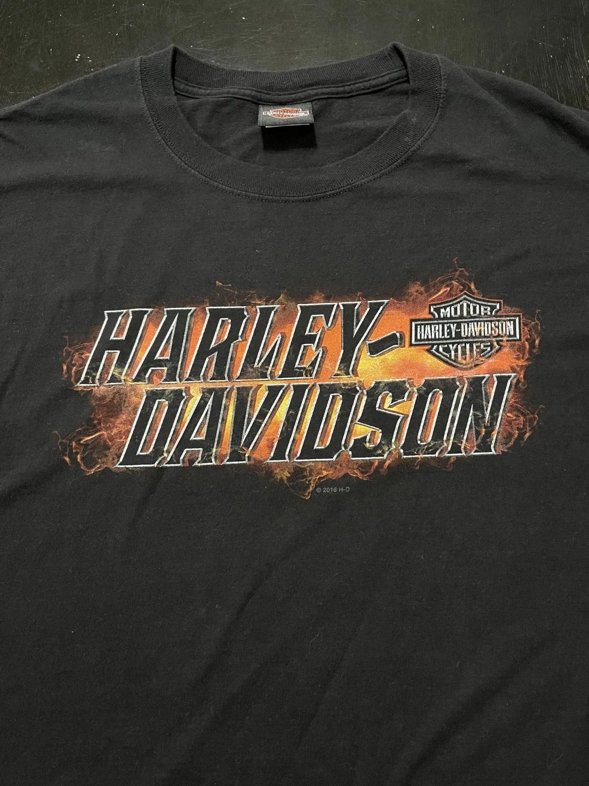 Футболка Harley Davidson Myrtle Beach SC 2016, Черная, Размер: XL XL