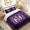 Bedding Set 1 Duvet Cover 2 Pillowcases Anderlecht FC Print Bedroom Home Decoration