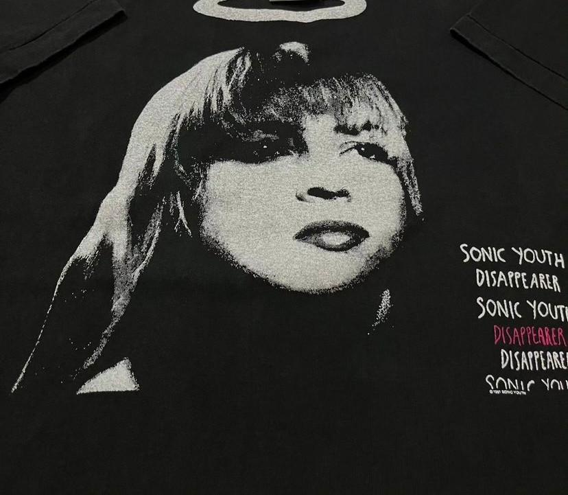 

Vintage Sonic Youth Disappearer Gracias Goo Hysteric T-shirt REPRINT L