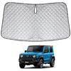 WAIROGA Front Sunshade for Suzuki Jimny JB64 JB74 UV sunburn deterioration easy installation with storage no suction cups direct from manufacturer