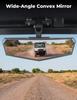 UTV Magnetic Rear Center View Mirror Compatible with Polaris Ranger for Can-Am Defender for EZGO RXV TXT with Metal Roof or Bars
