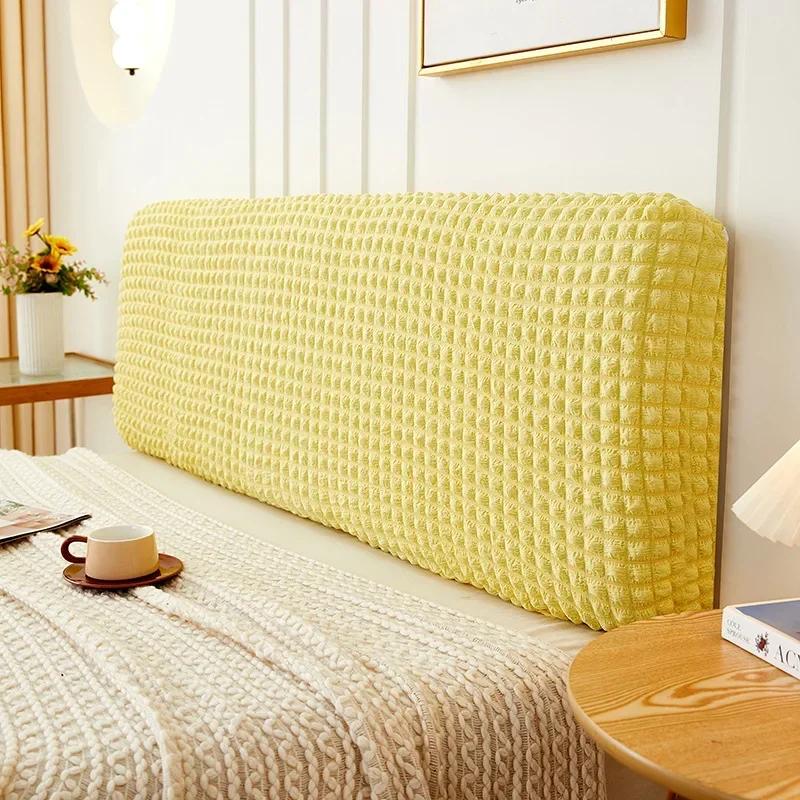 

Bedhead Protective Cover, Dirt Proof, High Elasticity, Easy To Install, Universal Bedside Cover for All Seasons, Bedside Cover L 120cm жовтий