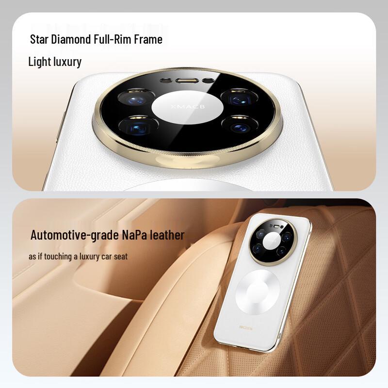 IM-CHEN Luxury Magnetic Leather Case for Huawei Mate 80 Pro Max