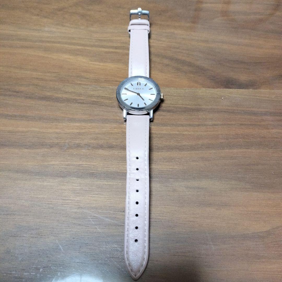 Used FURLA pink leather watch