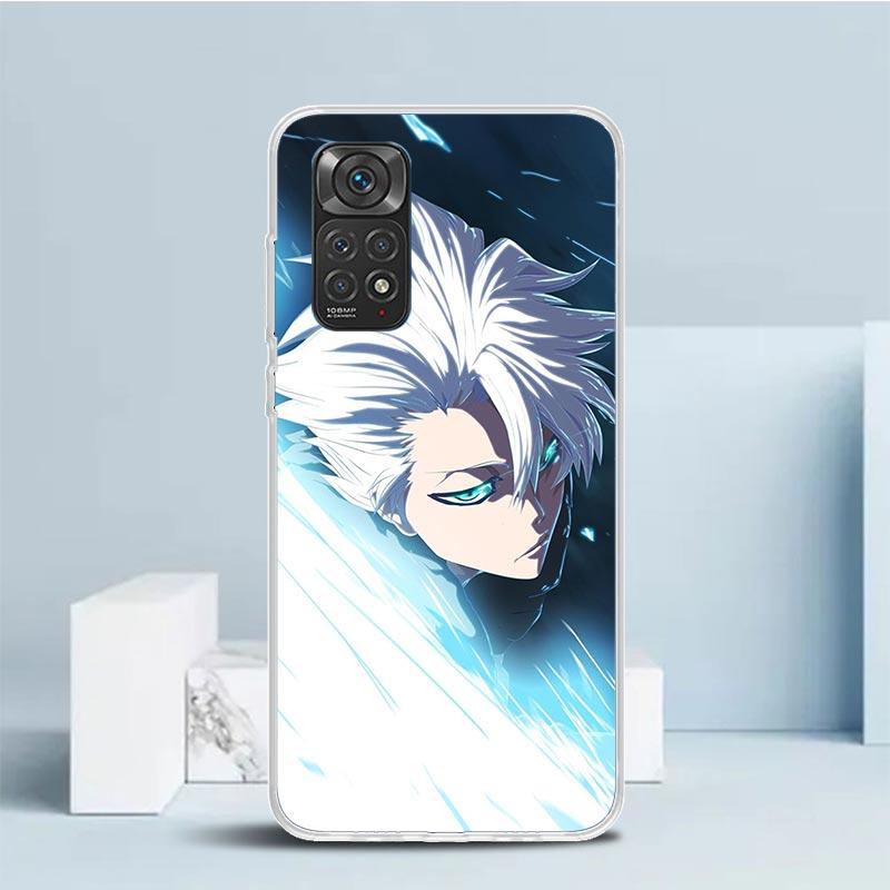 Bleach Hitsugaya Toushirou Phone Case For Xiaomi Redmi Note 15 14 14S 13 12S 12 Pro Plus 11S 11 11T 11E 10S 10 + Soft TPU Back C