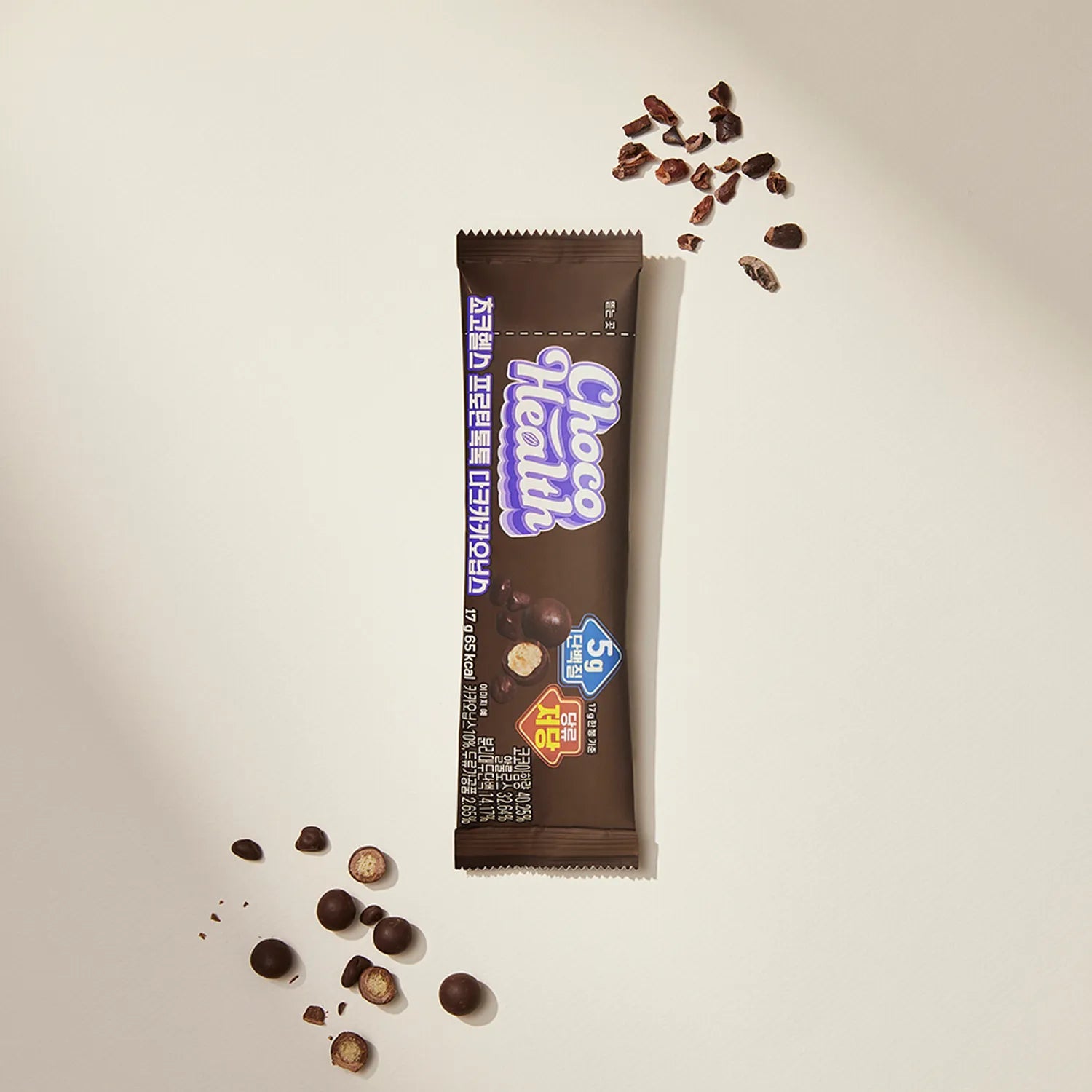 ChocoHealth Protein Tok Tok Dark Cacao Nibs 17g Tok Tok Dark Cacao