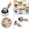 10 Stück Messbecher und Löffel Edelstahl Küchenwerkzeug Backen Teelöffel