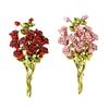 Elegant Rose Bouquet Brooch For Women Crafted In High Quality Alloy Perfect For Weddings And Formal Events