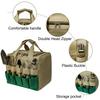 Removable Garden Tool Bench Folding Garden Stool Multifunction Gardening Tool Organizer Stool