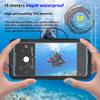 Diving Swim 15 Meter Deep Waterproof Case For Xiaomi 15 Pro 14 Pro 13 12 11 Pro with Phone Button
