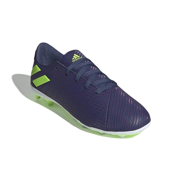 adidas Messi 19.4 Low Top Kids' Soccer Shoes Blue Green Kids' EF1816