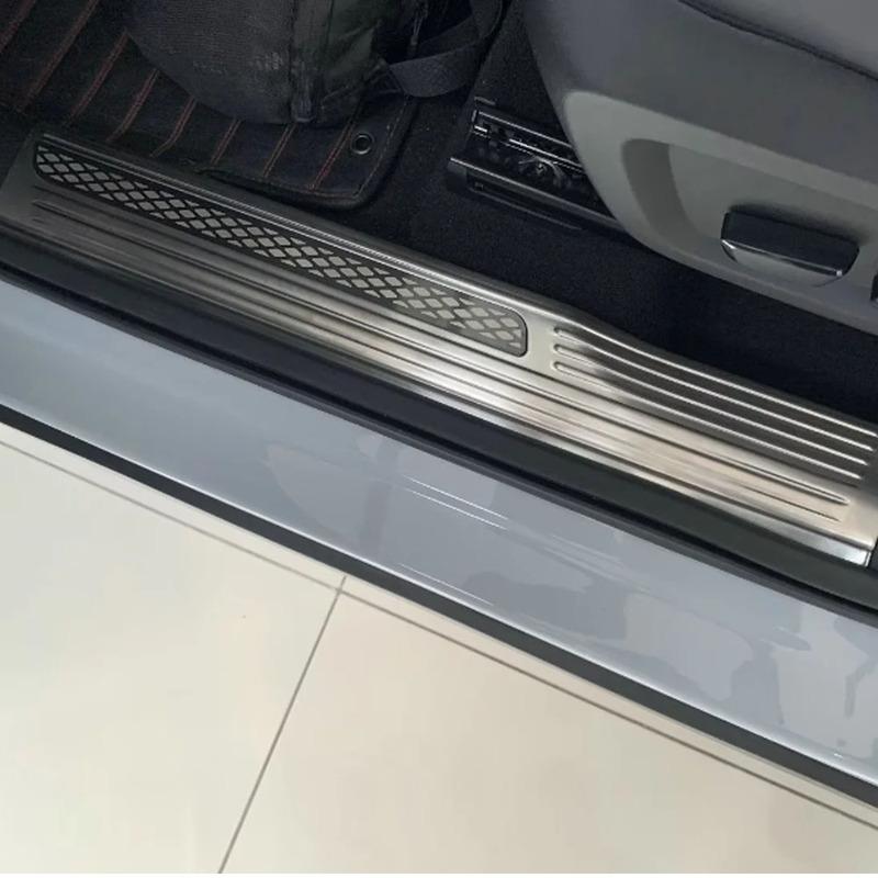 External Door Sill Scuff Plate Cover for Mitsubishi Outlander   2024+ Threshold Strip Pedal Frame Accessories Stickers