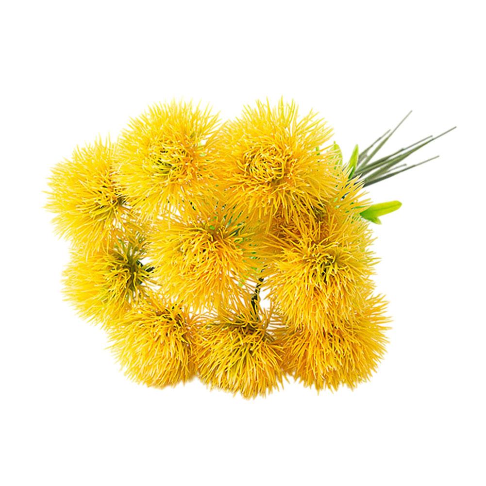 Flower Adornment Artificial Dandelion Decor For Events Elegant Aesthetic Hassle-free Maintenance For Home Decor
