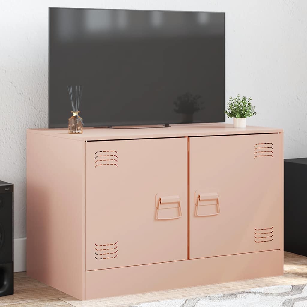 Pink TV Cabinet 67 x 39 x 44 cm Steel