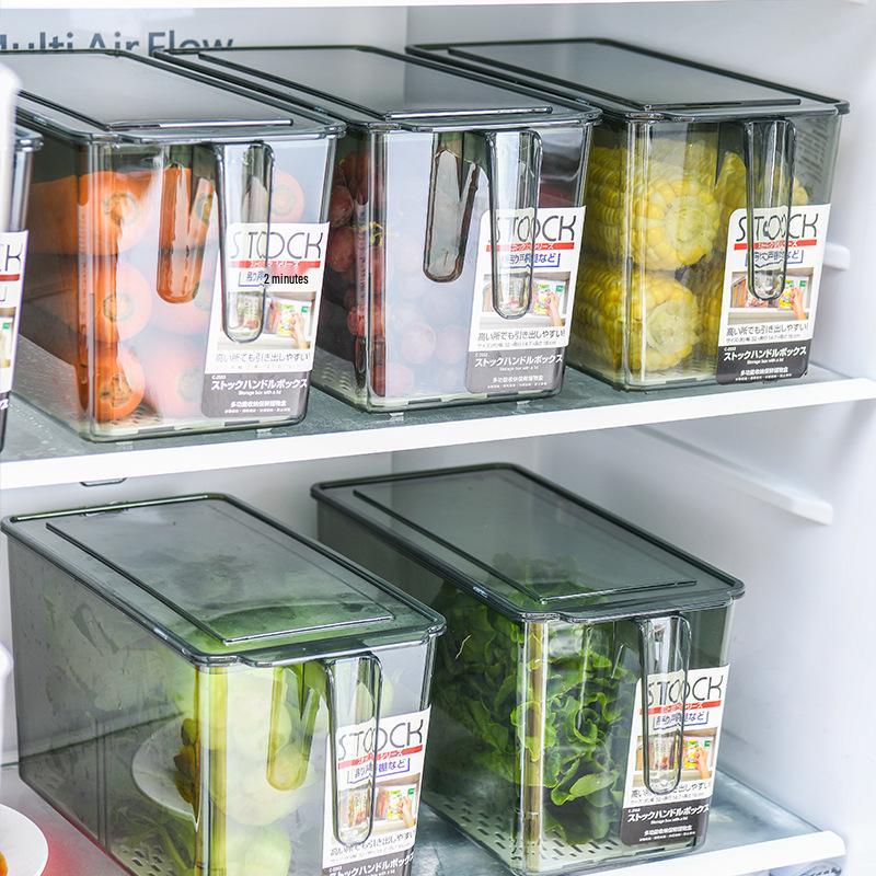 Multipurpose Transparent Fresh-Keeping Storage Box for Melons, Fruits, and Vegetables