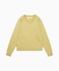 HELLO SUNRISE Hs V-Neck L/S Knit_Beige Olive