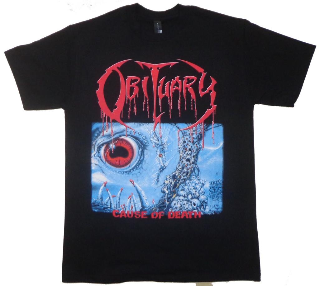 OBITUARY - Cause Of Death - T SHIRT S-M-L-XL-2XL Brand New T Shirt