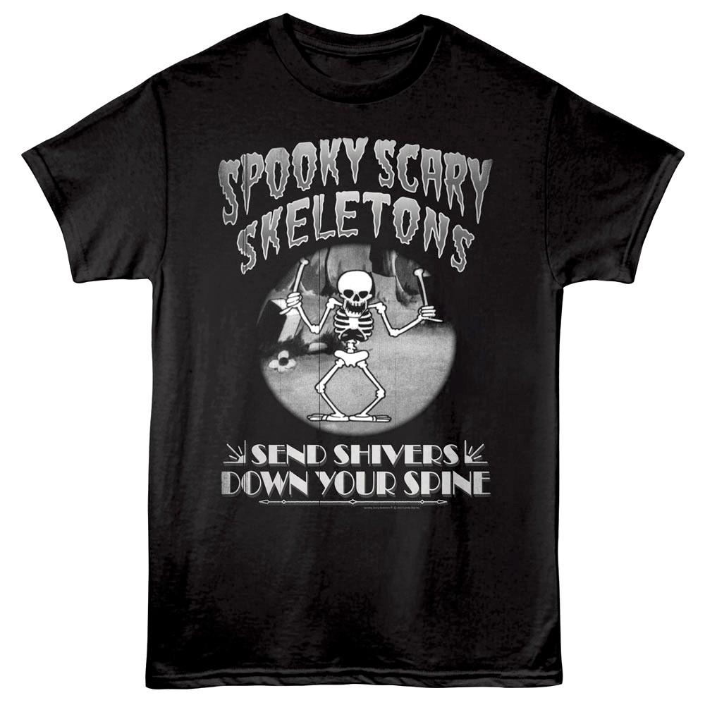 Spooky Scary Skeletons Drumsticks Men T Shirt XL