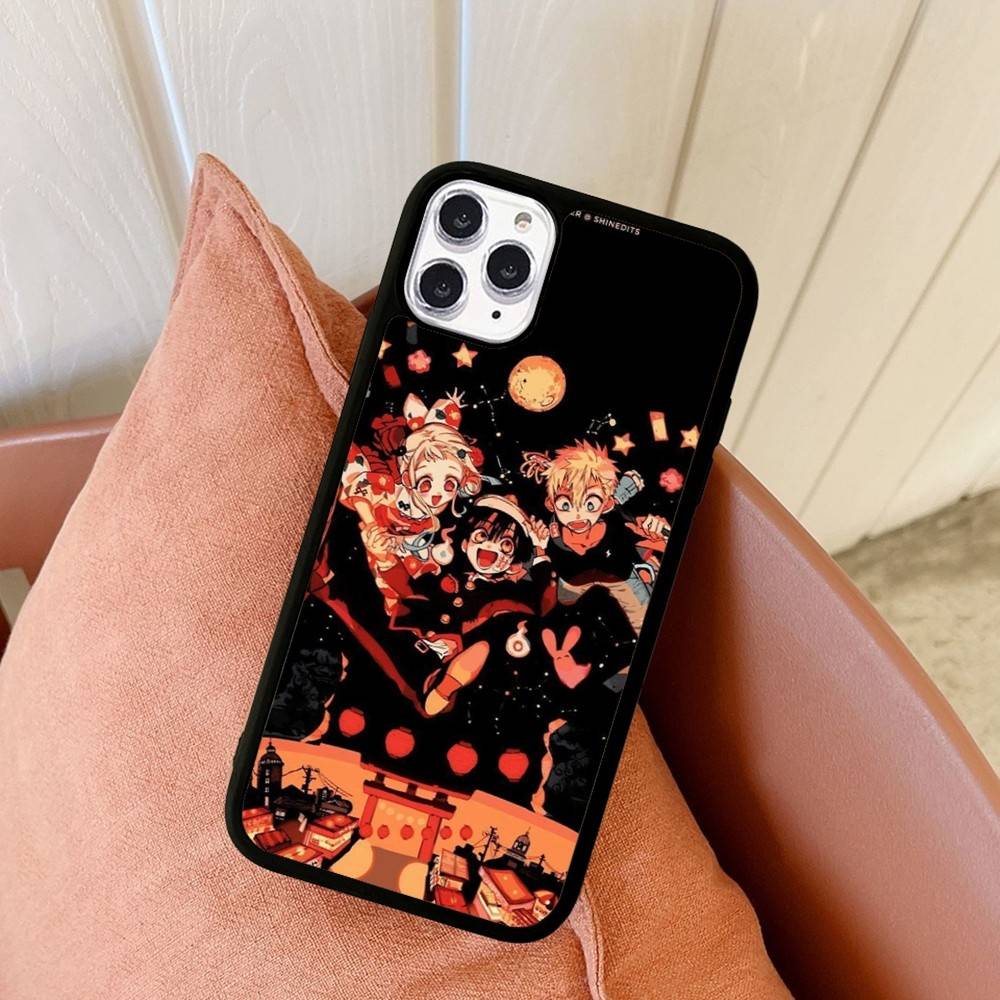 1pc Anime H-hanako Cartoon K-kun Phone Case Silicone PC+TPU For For IPhone 11 12 13 14 15 16 Plus Pro Max Cover