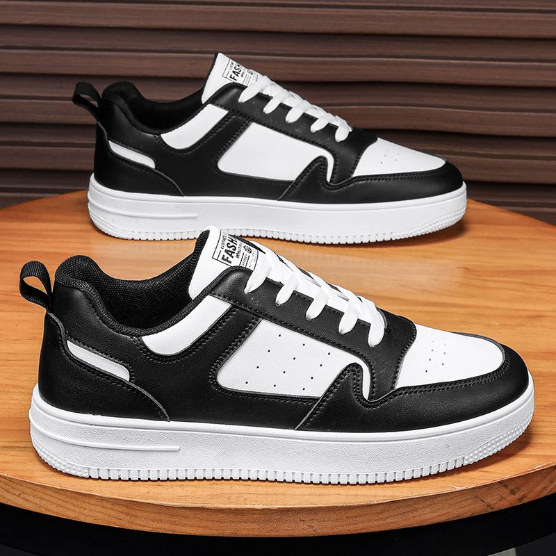 Men's Low-Top Running Shoes Spring 2026 Breathable Casual Sneakers Trendy White Shoes Comfortable Sporty Flat Footwear